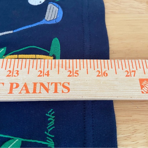 KAREN SCOTT Cotton Rich Womens XL TOP Golf polo EMBROIDERY blue SHIRT floral - Picture 15 of 16